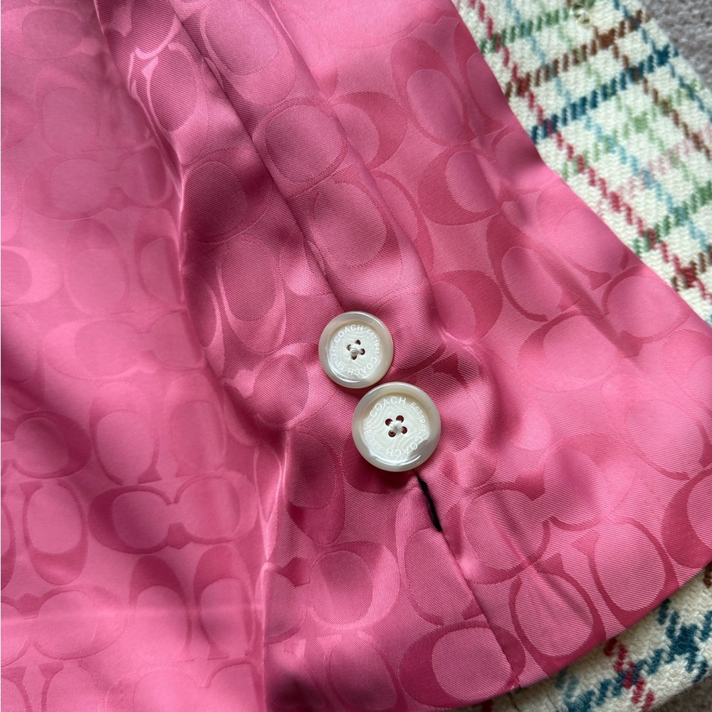 Coach Plaid Women's Jacket - Picture 9 of 11